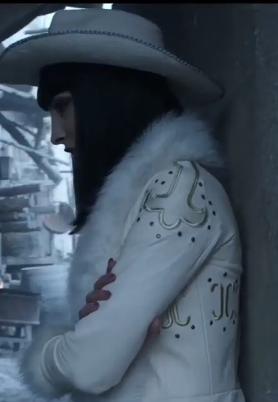 One Piece S02 Lera Abova White Leather Coat nico robin leather coat