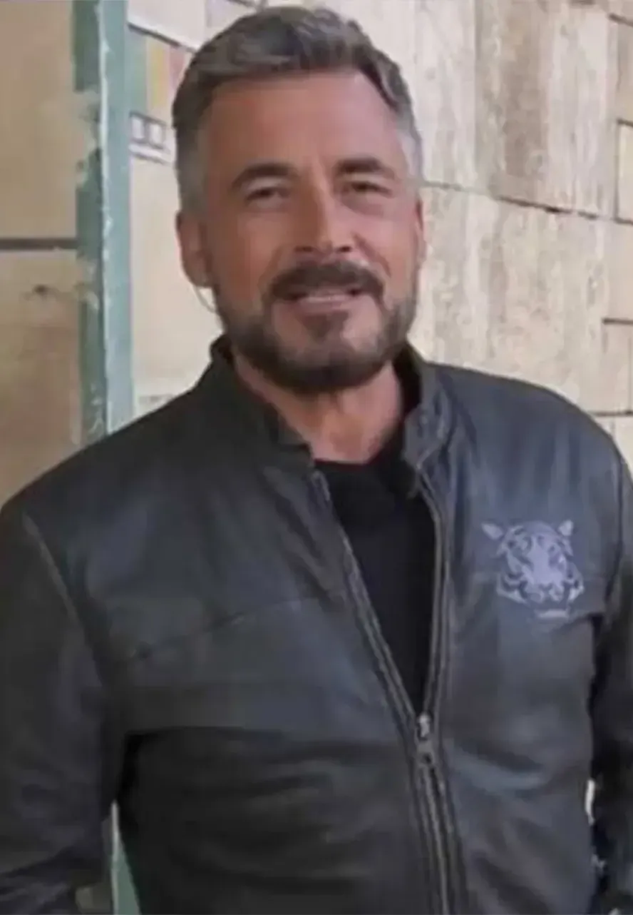 Fort Boyard Olivier Minne Leather Jacket olivier minne jacket