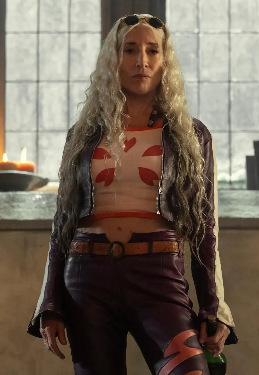 Katey Sagal One Piece S02 Leather Jacket one piece leather jacket