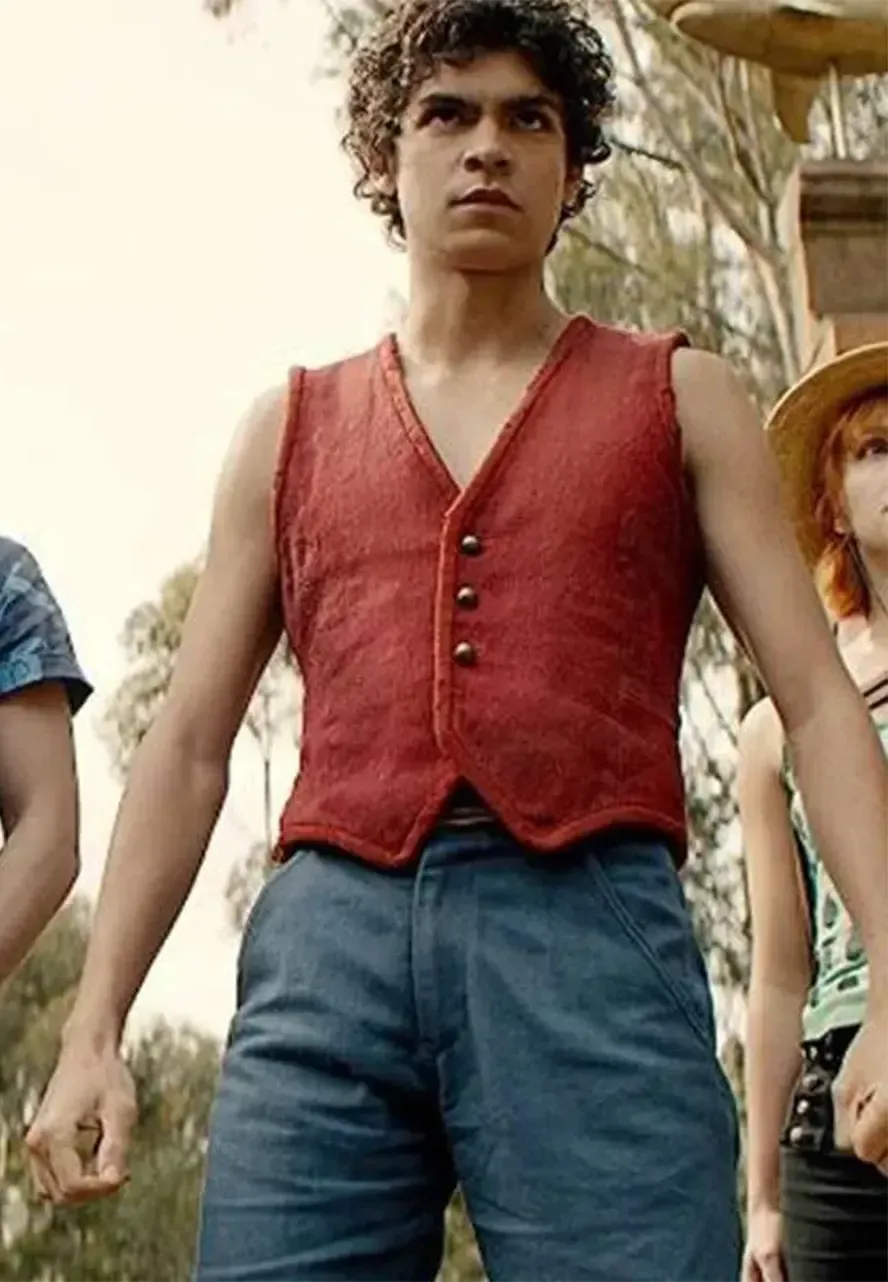 One Piece Monkey D Luffy Red Vest one piece vest