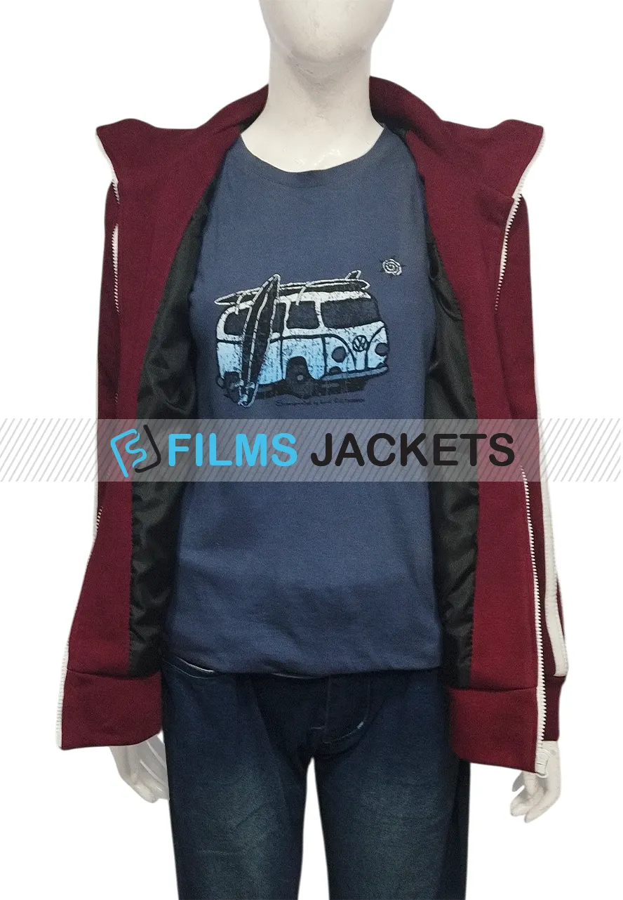 Stranger Things Max Mayfield Maroon Jacket quiksilver max mayfield jacket