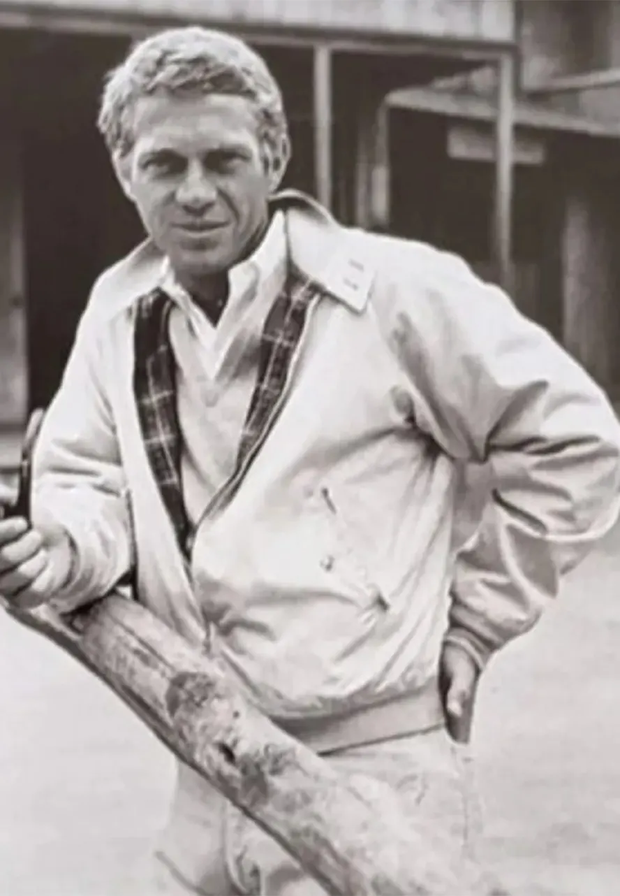 Steve Mcqueen Harrington Jacket steve mcqueen grey jacket