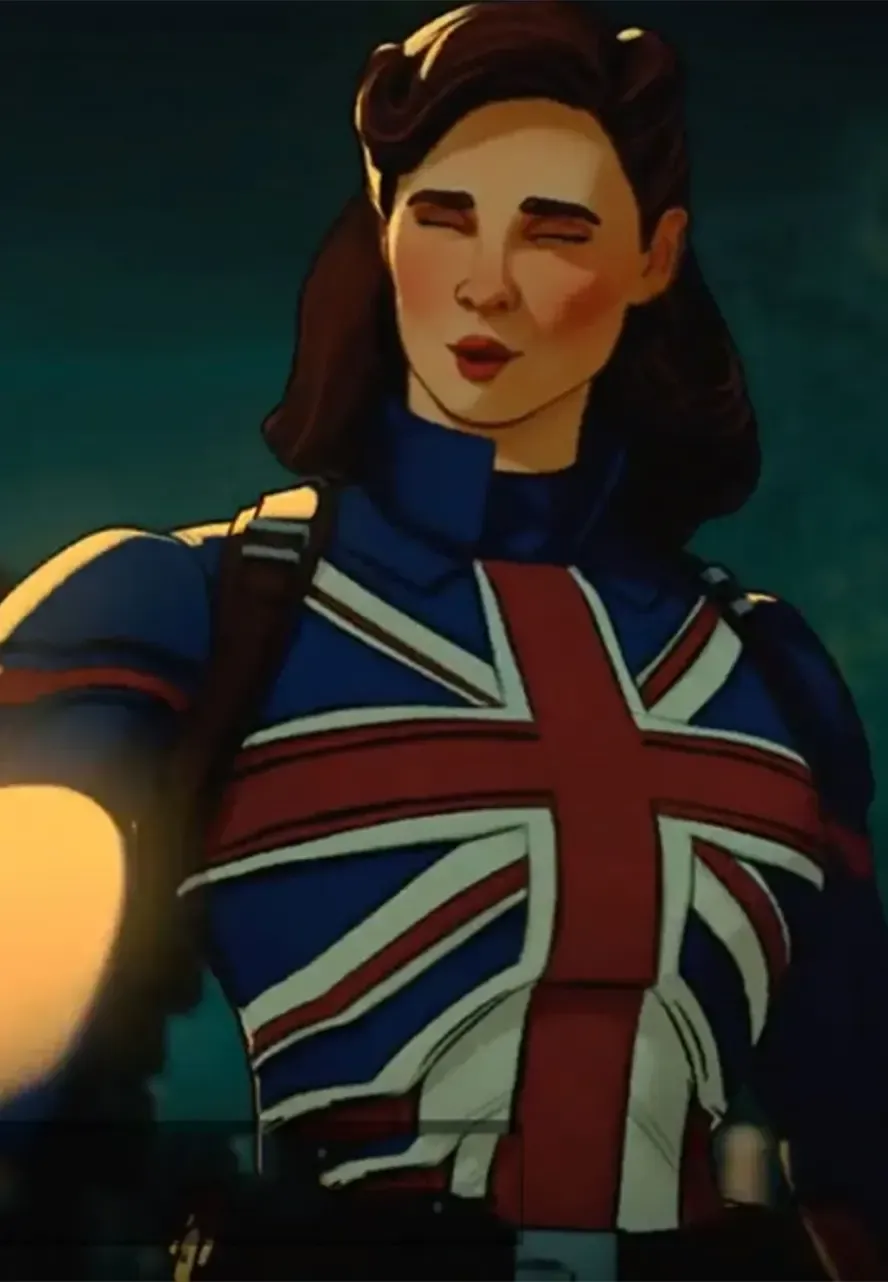 What If Peggy Carter Jacket uk flag leather jacket