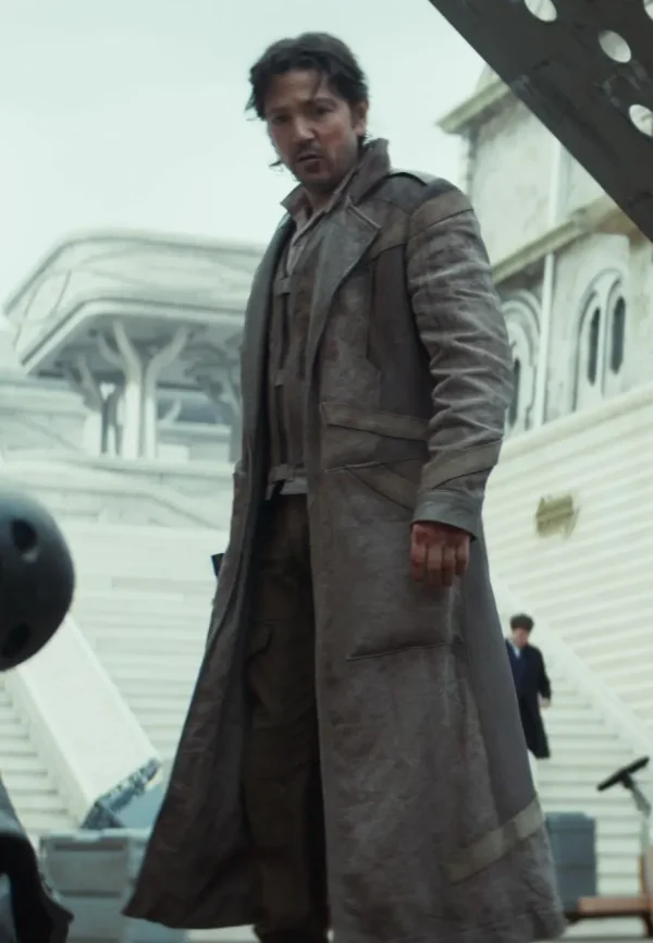 andor brown trench coat