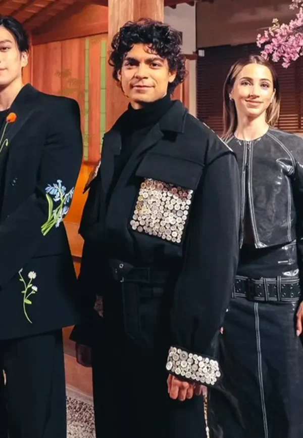 black wool jacket