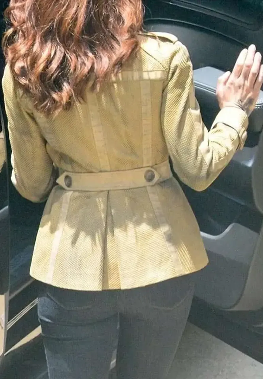 Captain America Civil War Black Widow Brown Jacket captain america civil war jacket