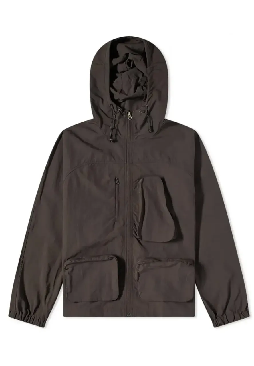 Satta Cargo Brown Hooded Jacket cargo jacket