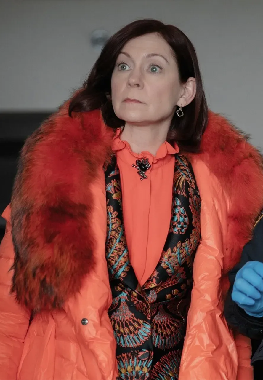 Elsbeth S01 Carrie Preston Puffer Coat carrie preston puffer coat