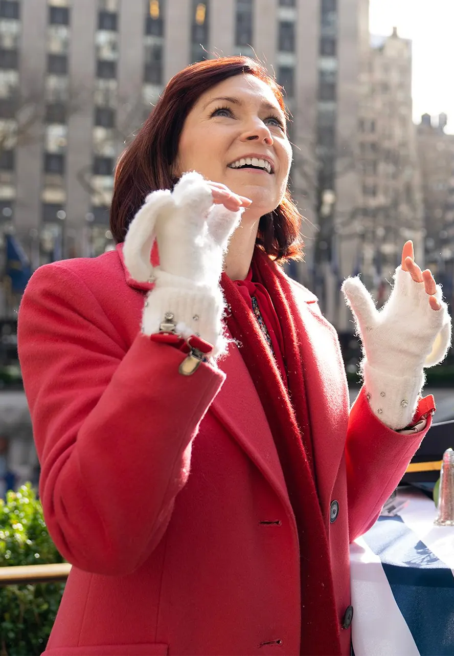 Elsbeth S01 Carrie Preston Red Wool Coat carrie preston red wool coat