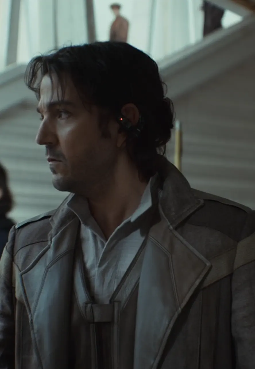 Diego Luna Andor S02 Brown Trench Coat diego luna coat