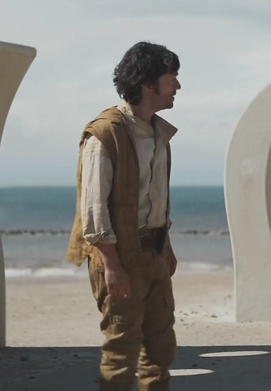 Star Wars Andor S01 Cassian Andor Brown Hooded Vest diego luna hooded vest