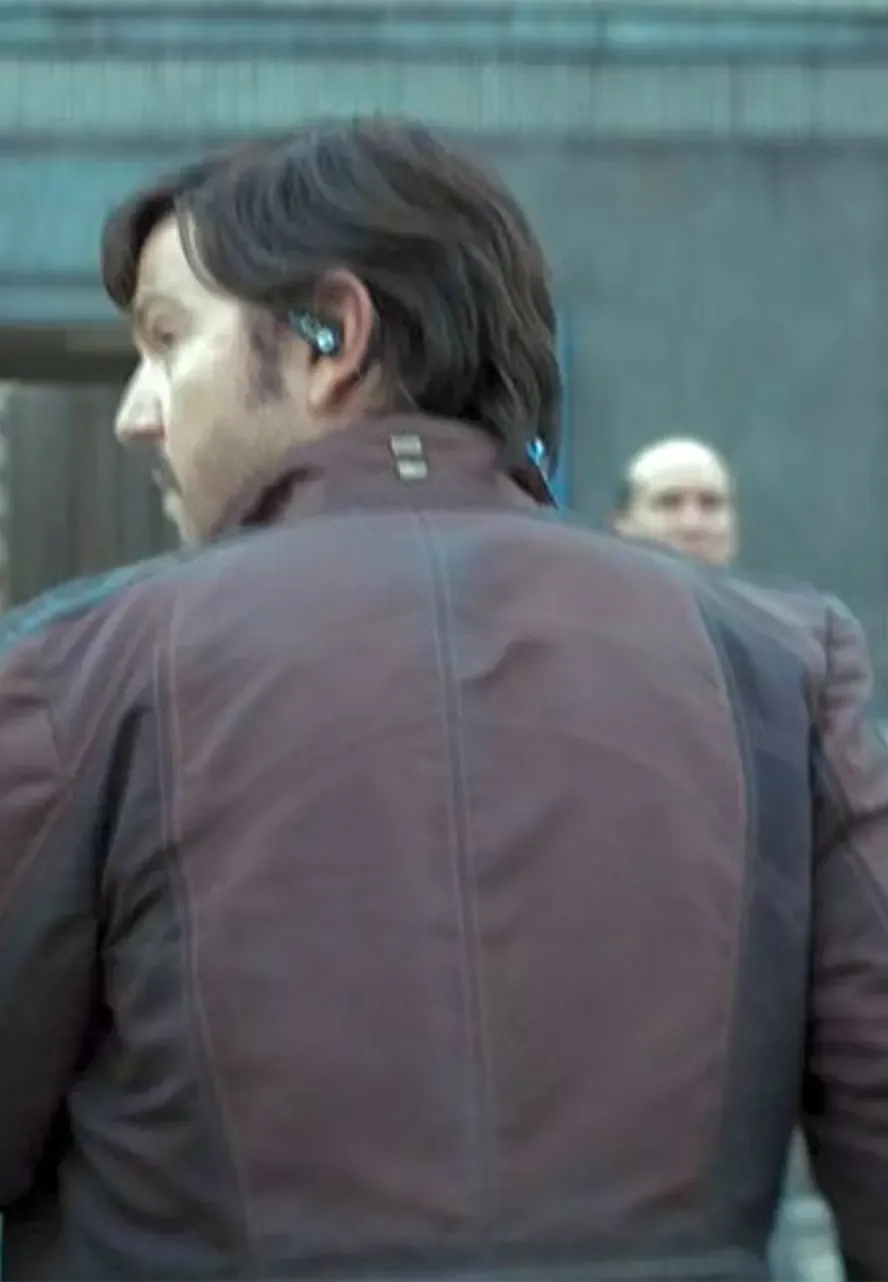 Star Wars Andor S02 Diego Luna Coat diego luna leather coat