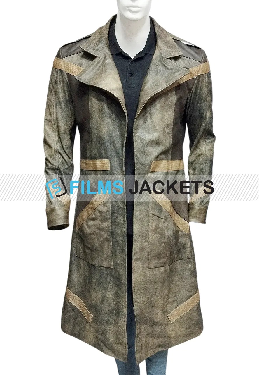 Diego Luna Andor S02 Brown Trench Coat diego luna trench coat