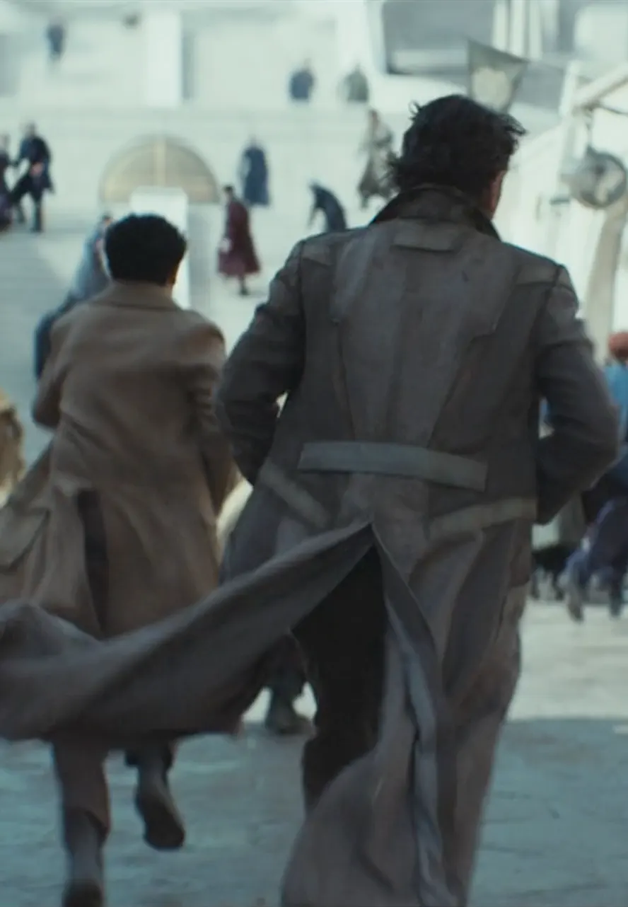 Diego Luna Andor S02 Brown Trench Coat diego luna trench coat