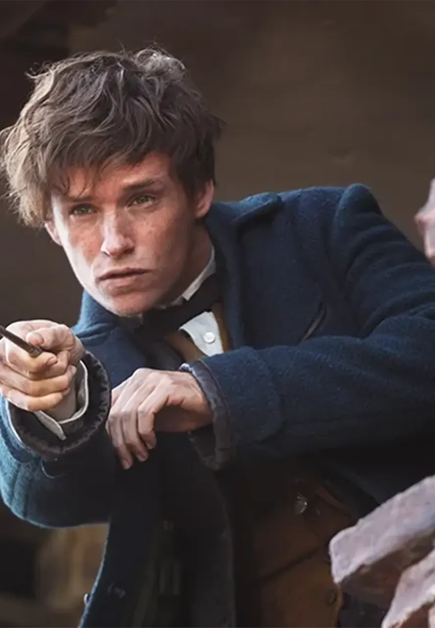 Fantastic Beasts The Secrets of Dumbledore Newton Scamander Blue Wool Coat eddie redmayne fantastic beasts coat