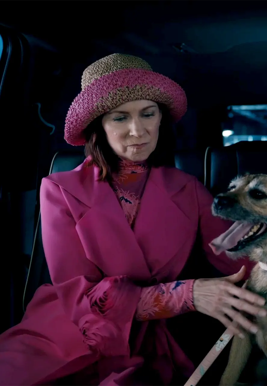 Elsbeth S02 Carrie Preston Pink Trench Coat elsbeth tascioni coat