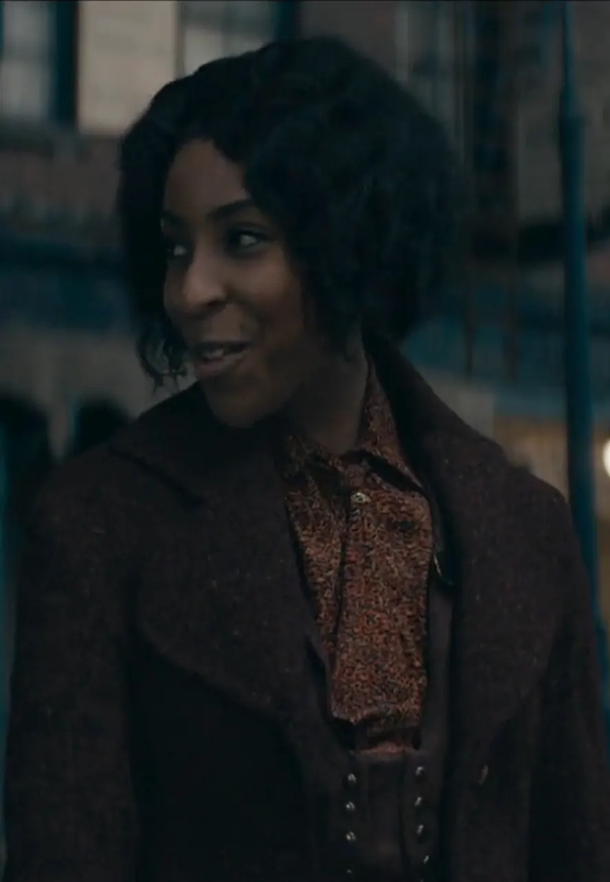 Fantastic Beasts The Secrets of Dumbledore Jessica Williams Coat eulalie lally hicks coat