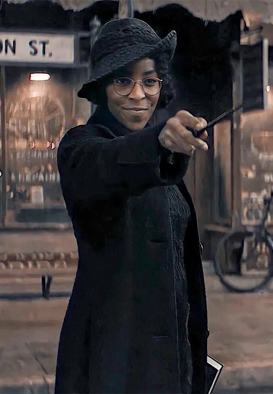 Fantastic Beasts The Secrets of Dumbledore Jessica Williams Black Coat fantastic beasts black coat