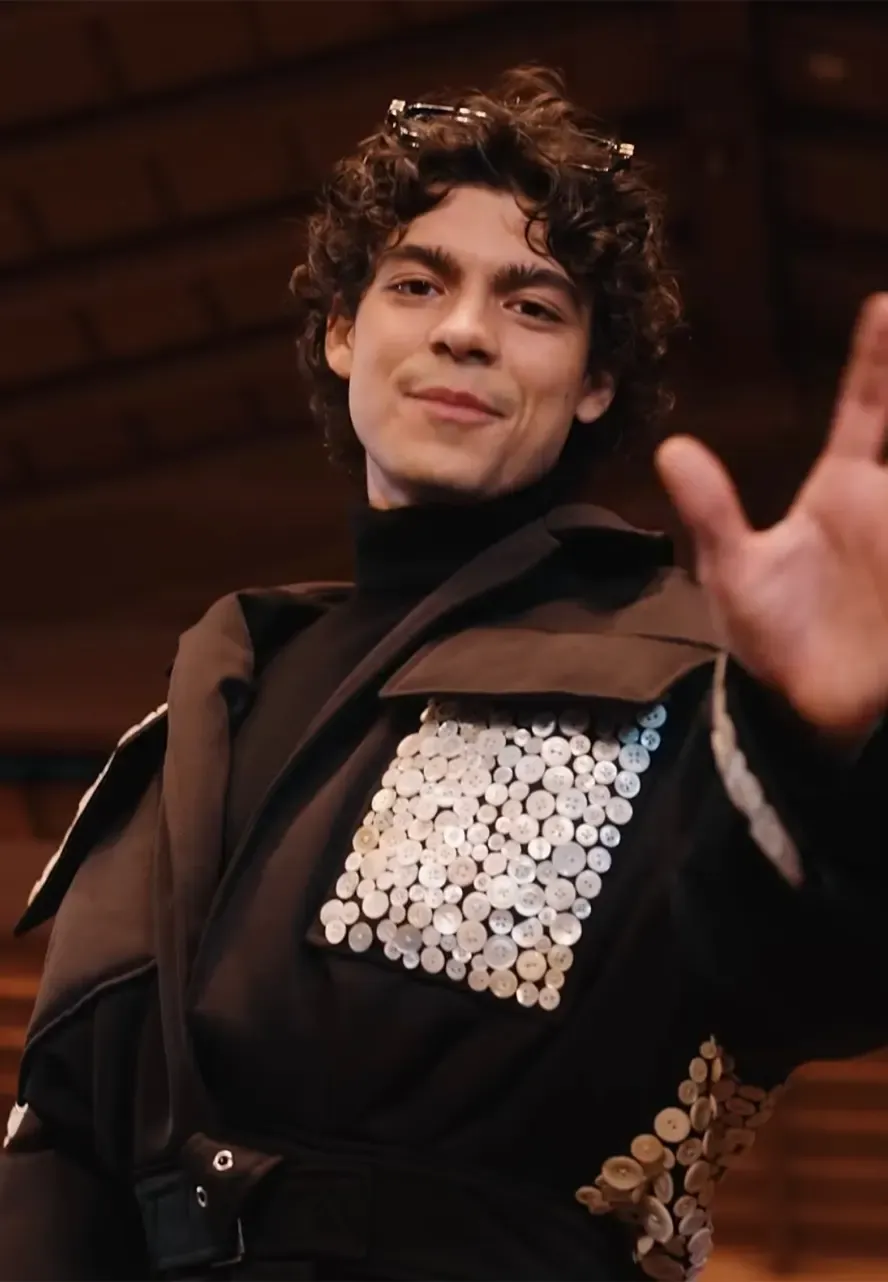 One Piece S02 Promotion Iñaki Godoy Black Wool Jacket inaki godoy jacket