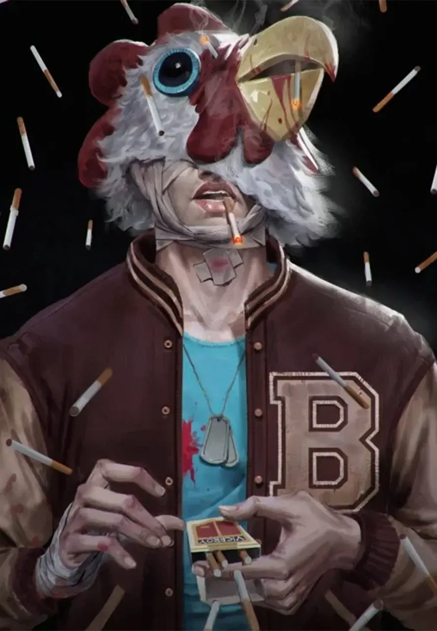 Payday 2 Hotline Miami Jacket miami hotline jacket