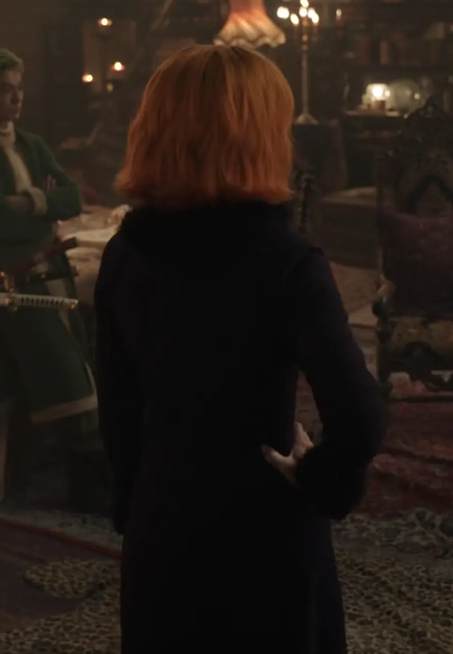 One Piece S02 Nami Black Wool Coat one piece coat