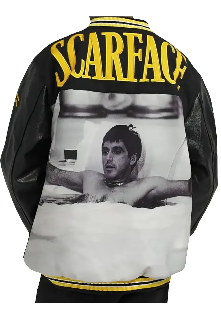 Scarface Varsity Jacket scarface letterman jacket