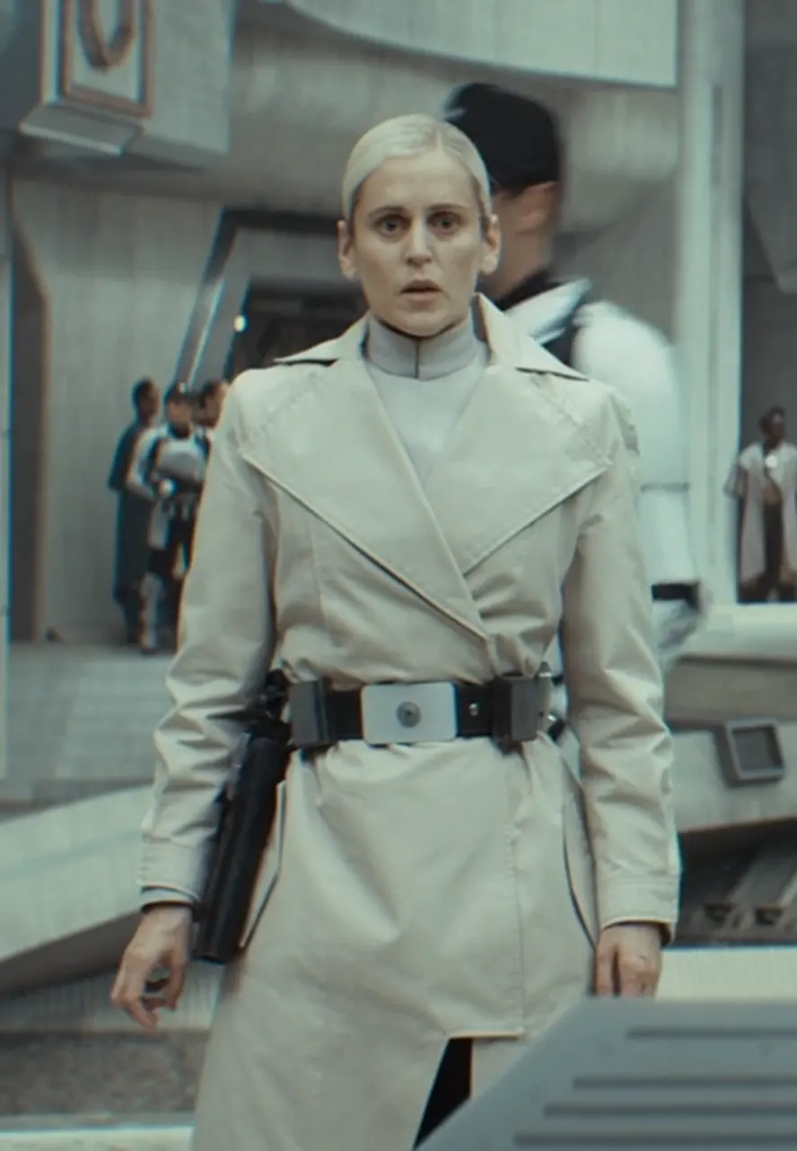 Star Wars Andor S01 Dedra Meero Trench Coat star wars andor coat