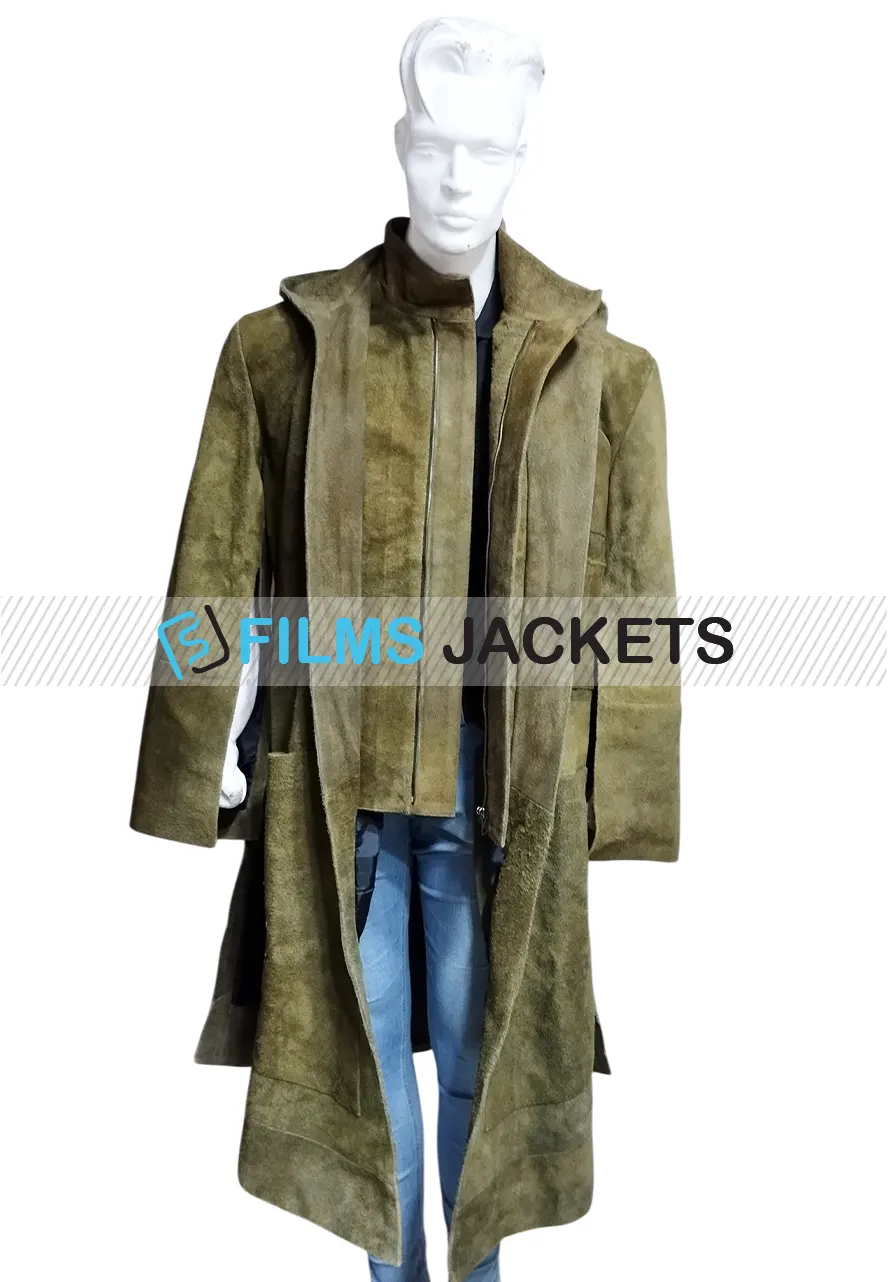 Star Wars Andor S01 Luthen Rael Coat stellan skarsgard green trench coat