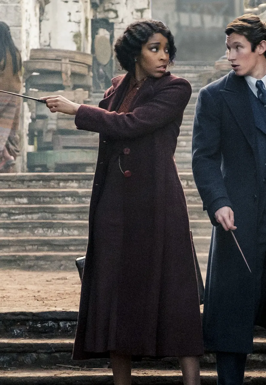 Fantastic Beasts The Secrets of Dumbledore Jessica Williams Coat the secrets of dumbledore coat