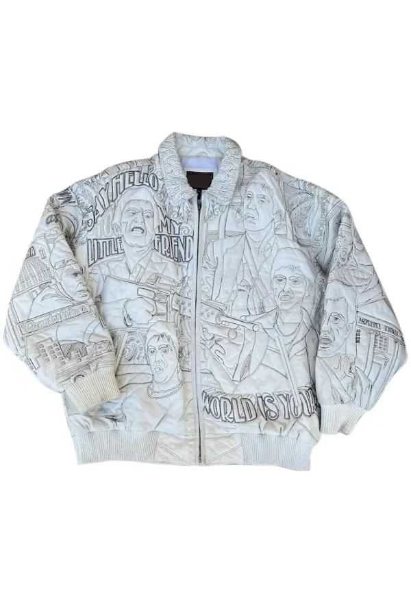 tony montana leather jacket