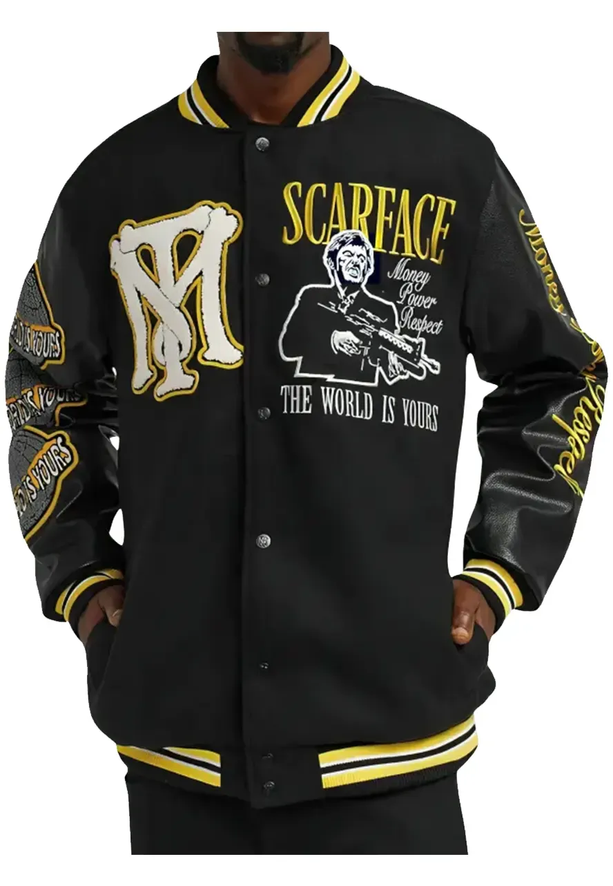 Scarface Varsity Jacket varsity scarface jacket