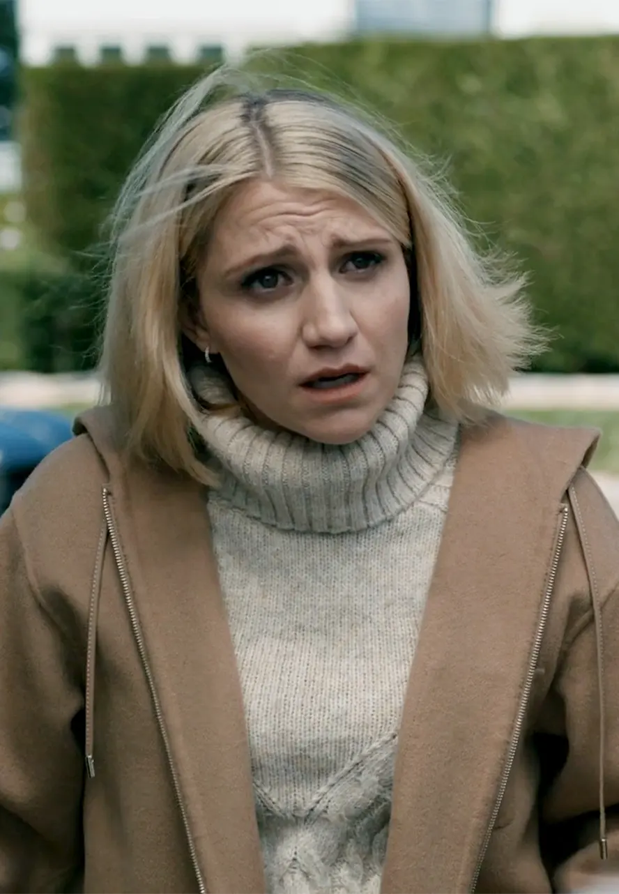 Elsbeth S03 Annaleigh Ashford Brown Hooded Jacket annaleigh ashford brown jacket