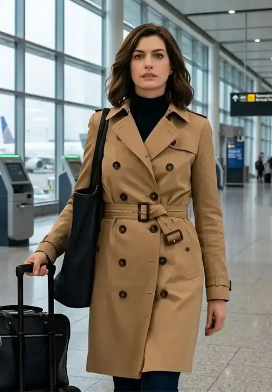 The Devil Wears Prada 2 Anne Hathaway Trench Coat anne hathaway trench coat