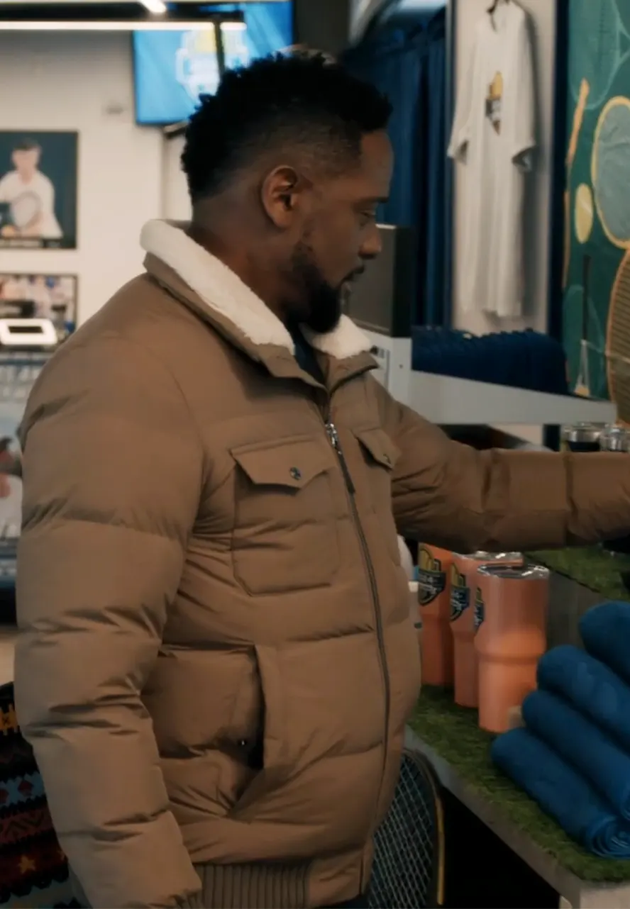 Elsbeth S01 Cliff McGrath Brown Puffer Jacket blair underwood jacket