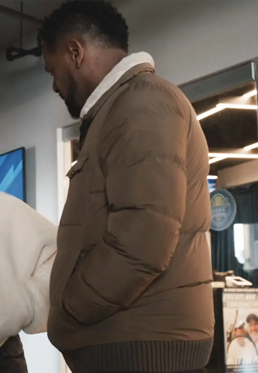 Elsbeth S01 Cliff McGrath Brown Puffer Jacket blair underwood puffer jacket