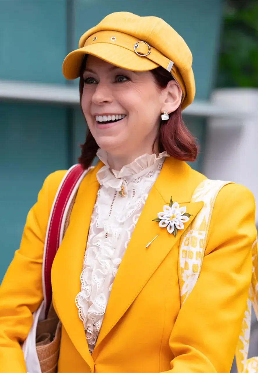 Elsbeth S03 Carrie Preston Yellow Blazer carrie preston blazer