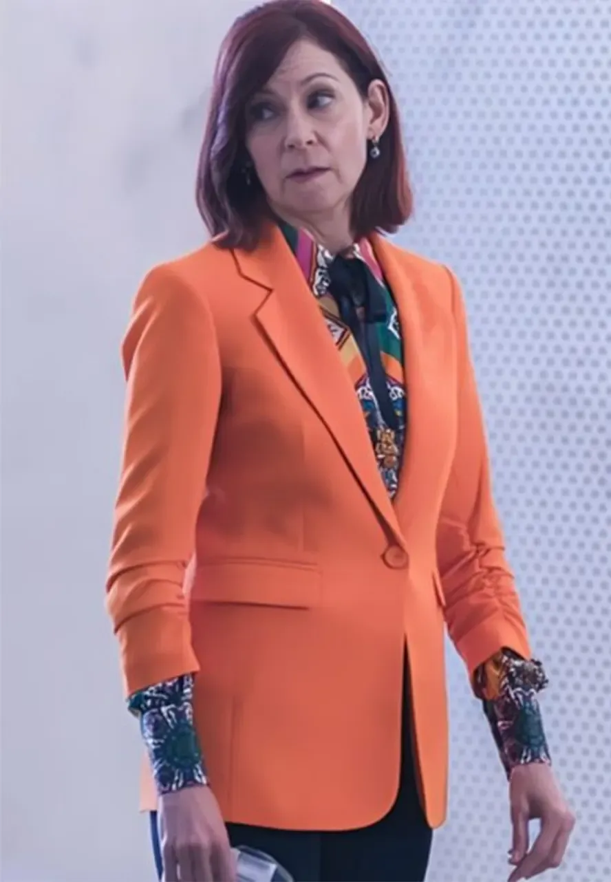 Elsbeth S02 Carrie Preston Orange Blazer carrie preston blazer