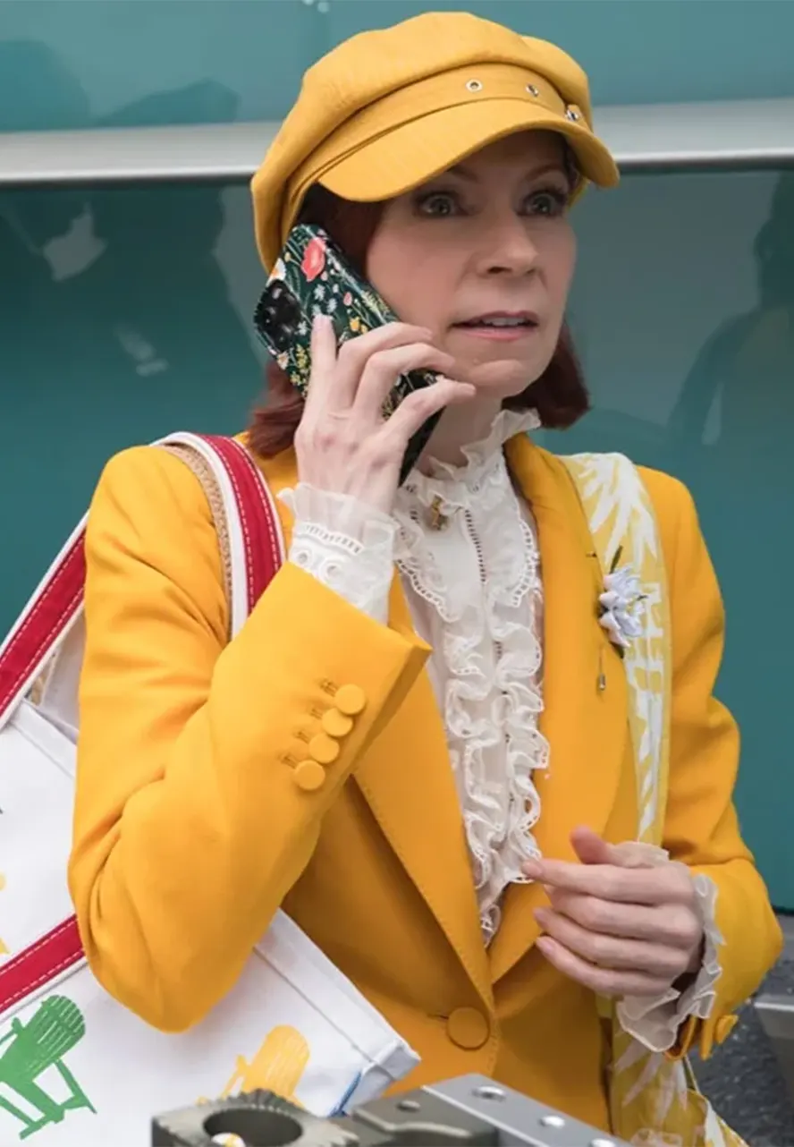 Elsbeth S03 Carrie Preston Yellow Blazer carrie preston suiting blazer