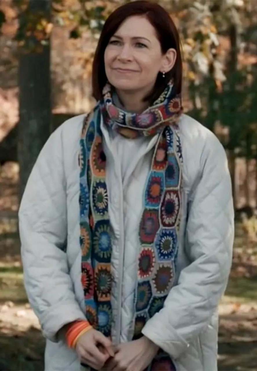 Elsbeth S02 Carrie Preston White Quilted Coat carrie preston white quilted coat