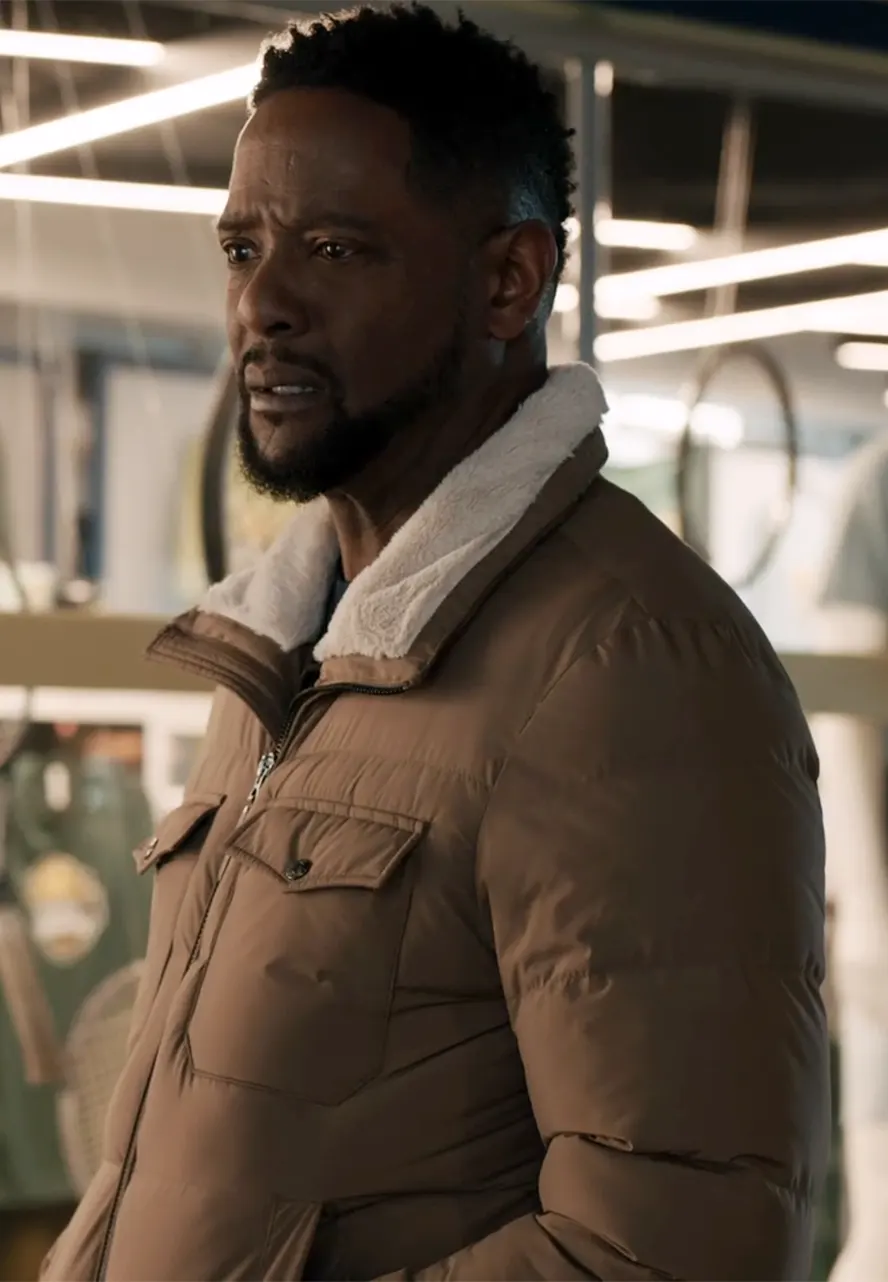 Elsbeth S01 Cliff McGrath Brown Puffer Jacket cliff mcgrath jacket