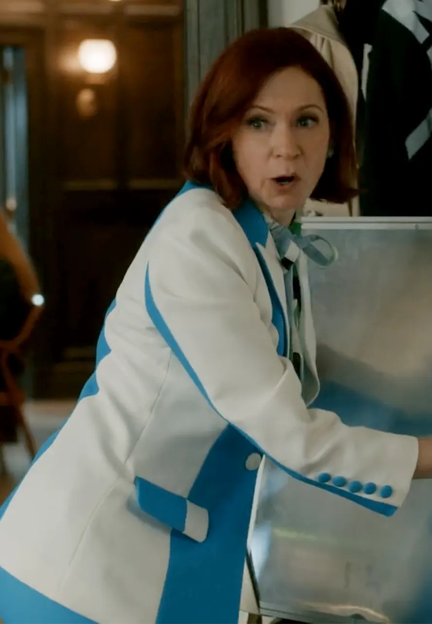 Elsbeth S03 Carrie Preston Colorblock Blazer elsbeth tascioni colorblock blazer