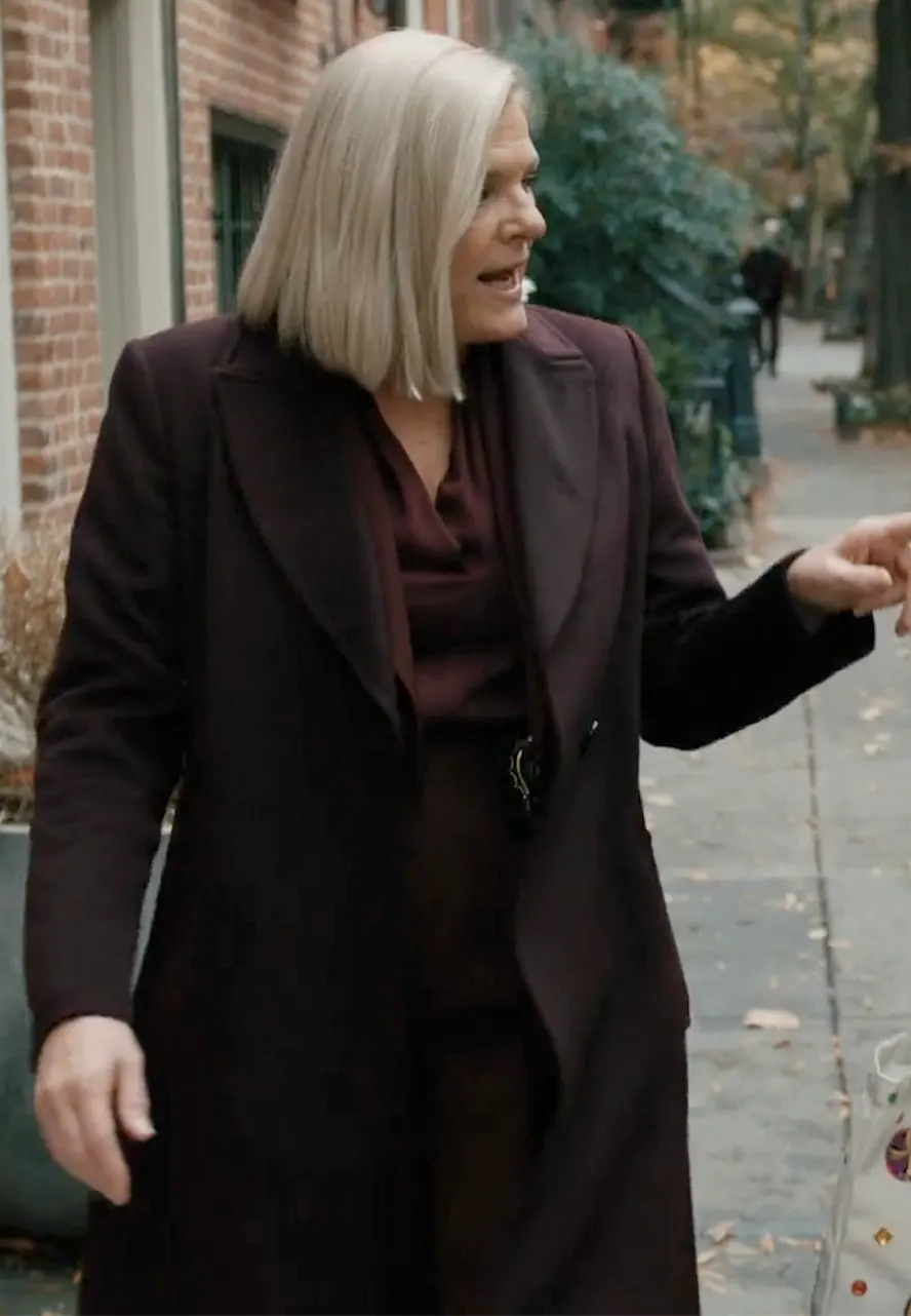 Elsbeth S03 Molly Price Purple Trench Coat molly price purple coat
