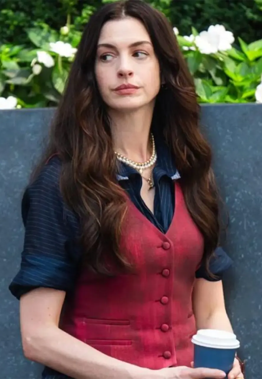 The Devil Wears Prada 2 Anne Hathaway Vest anne hathaway vest