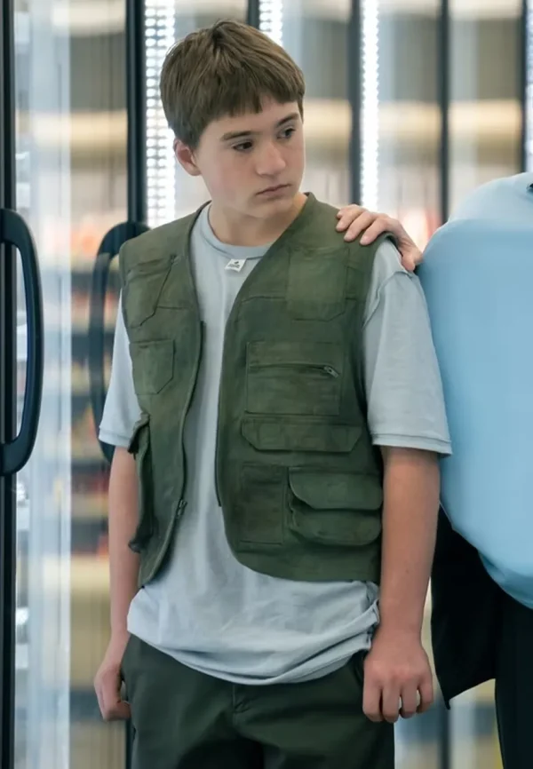 arlan ruf green cotton vest