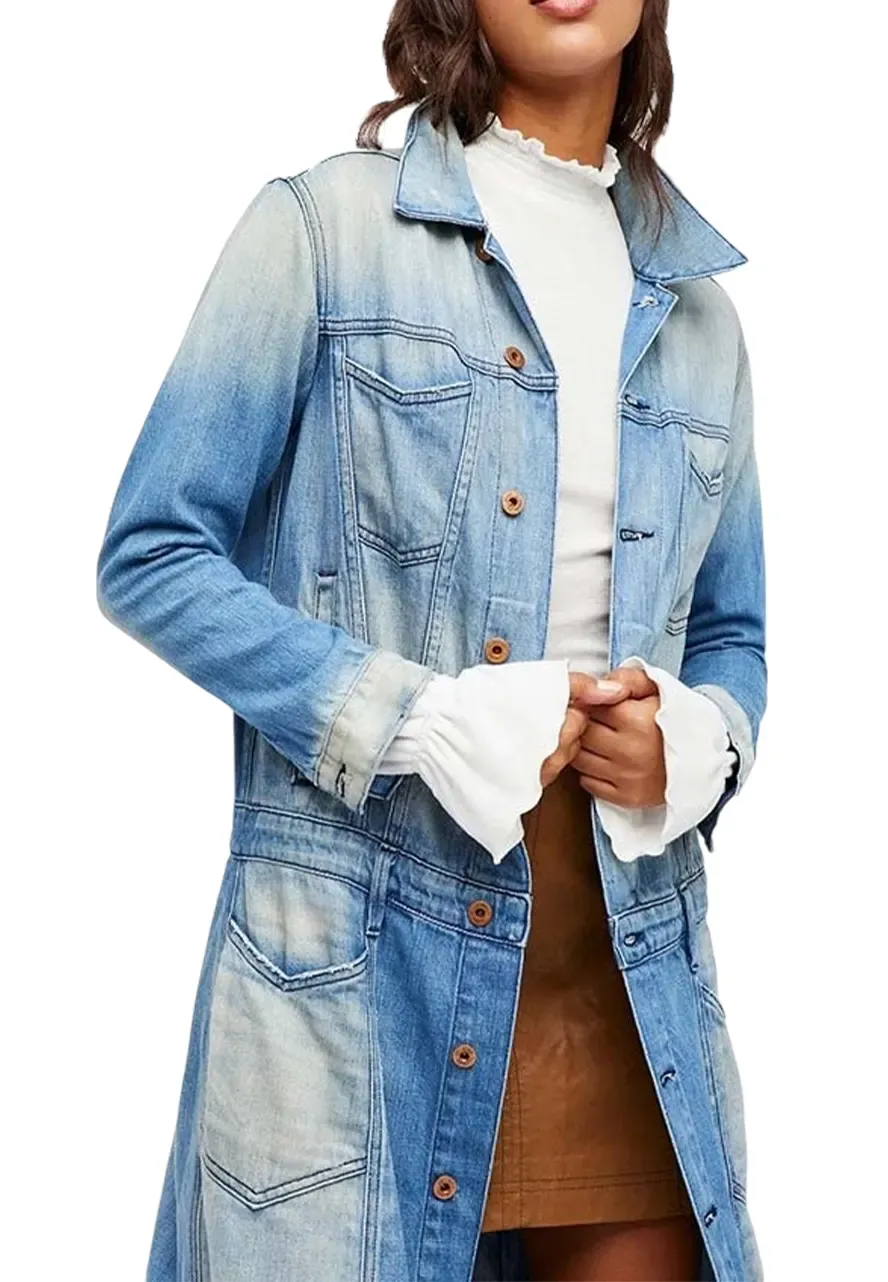 Arrow S07 Zoe Ramirez Denim Coat arrow denim coat