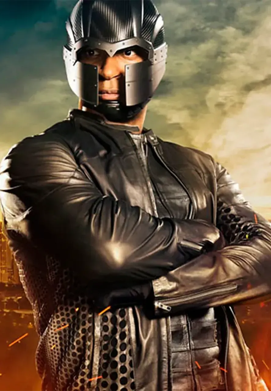 Arrow S04 John Diggle Leather Jacket arrow john diggle leather jacket