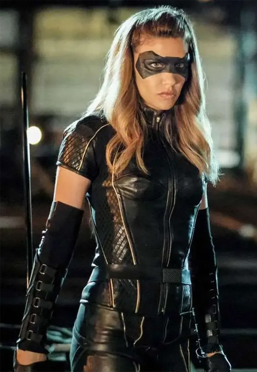 Arrow S06 Juliana Harkavy Black Costume Jacket arrow juliana harkavy black costume jacket