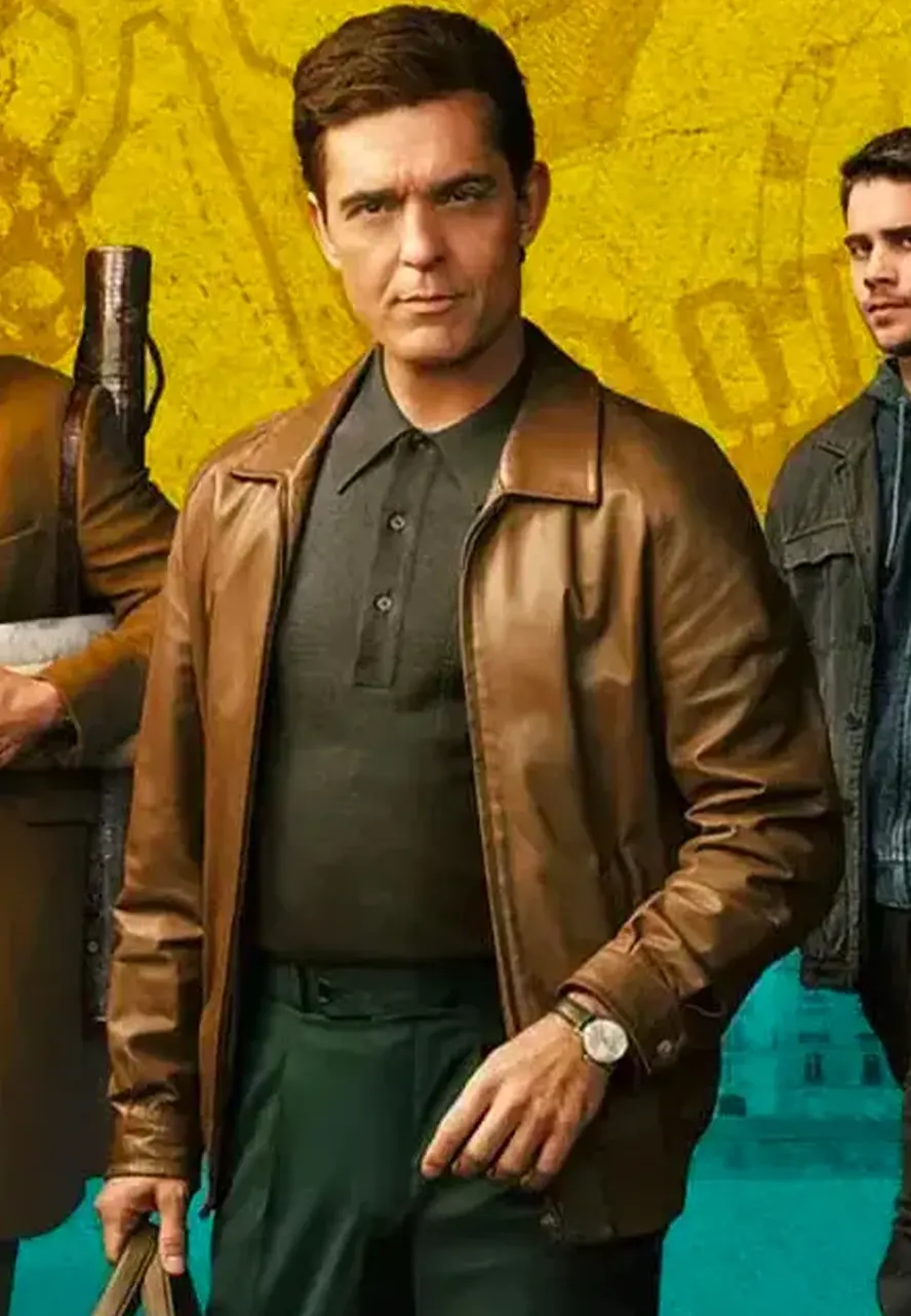 Pedro Alonso Berlin S01 Brown Leather Jacket berlin brown leather jacket