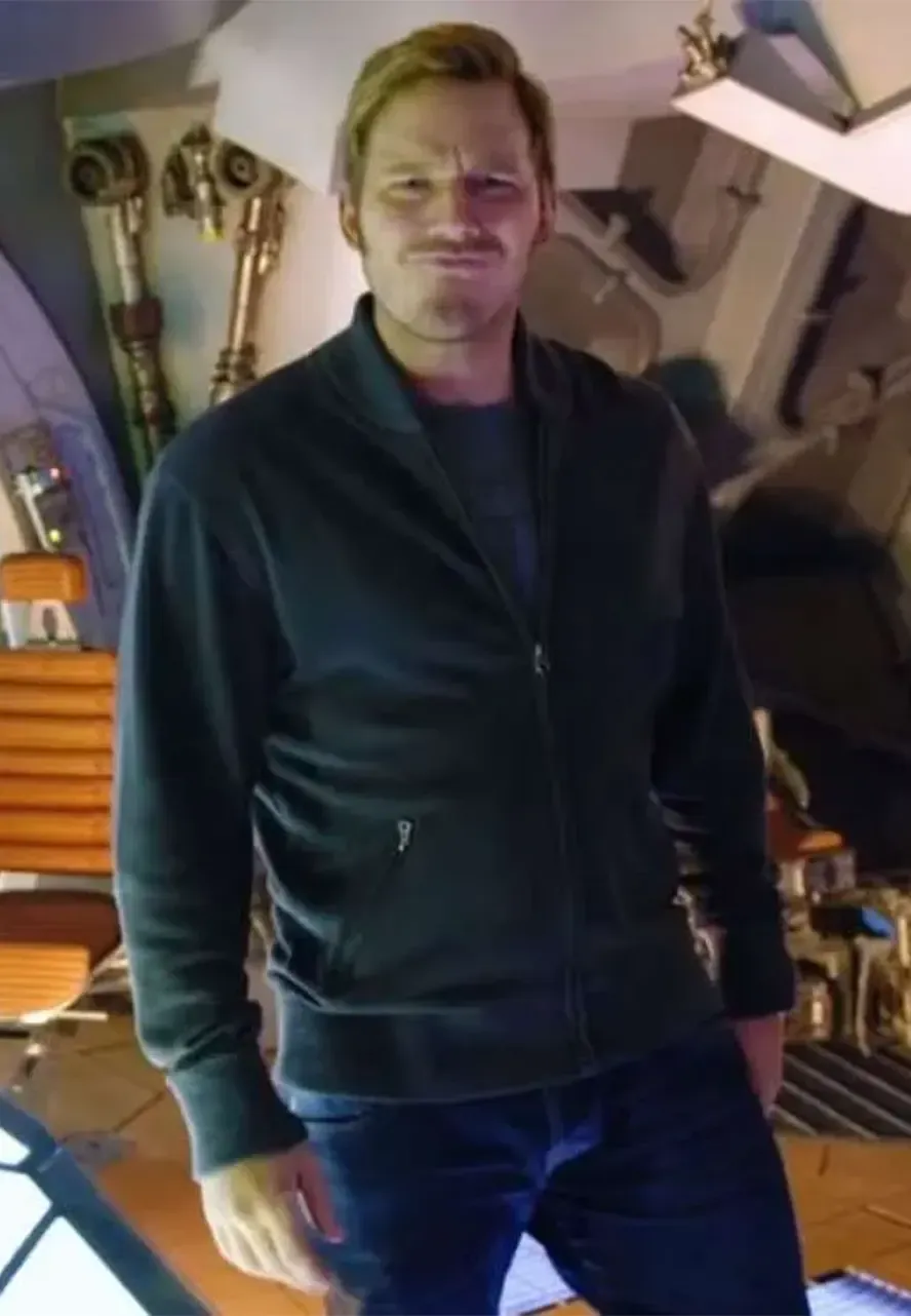 Guardians of the Galaxy 2 Chris Pratt Black Jacket chris pratt black jacket