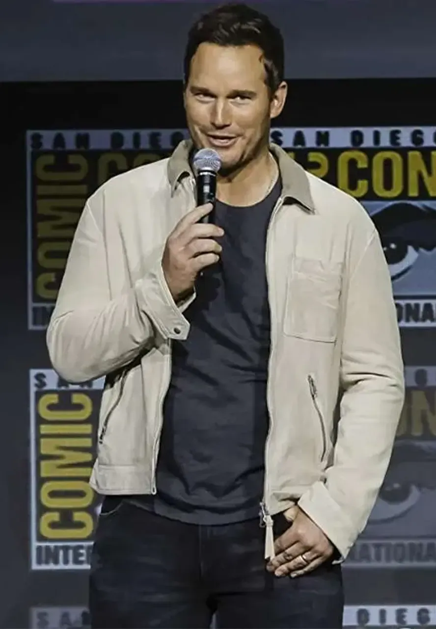 Chris Pratt Guardians of the Galaxy Vol. 3 Beige Jacket chris pratt jacket